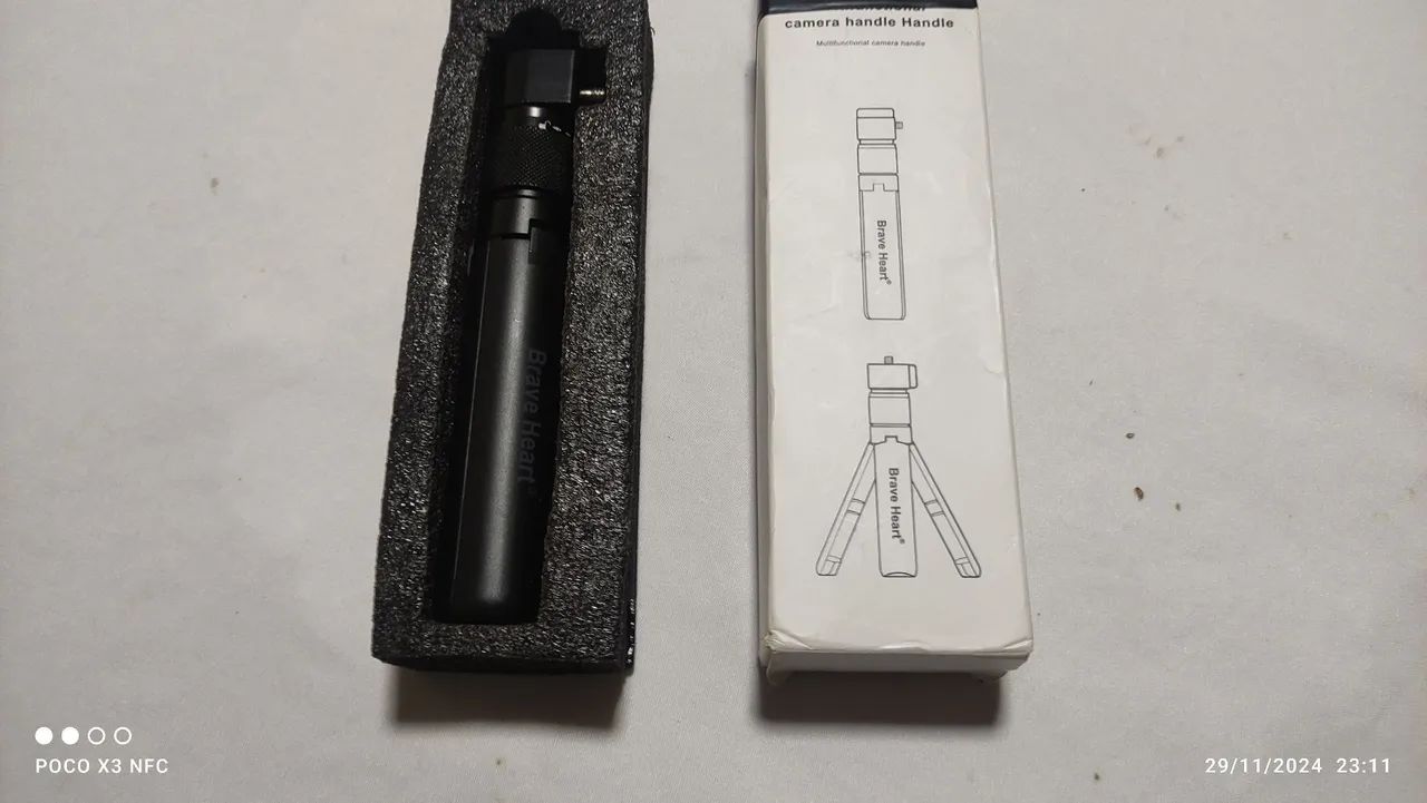 bullt time . Para camera insta 360x 3- Mini Tripé Dobrável - Foto 5