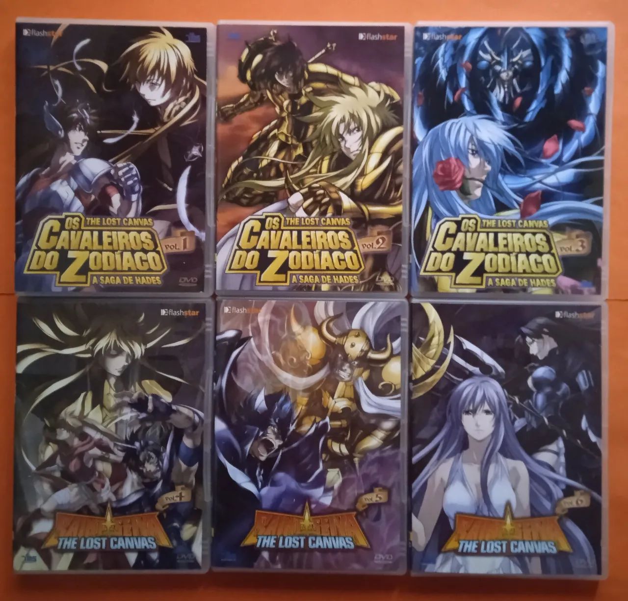 Dvd Os Cavaleiros do Zodíaco - The Lost Canvas 1 ao 6 - Hobbies e
