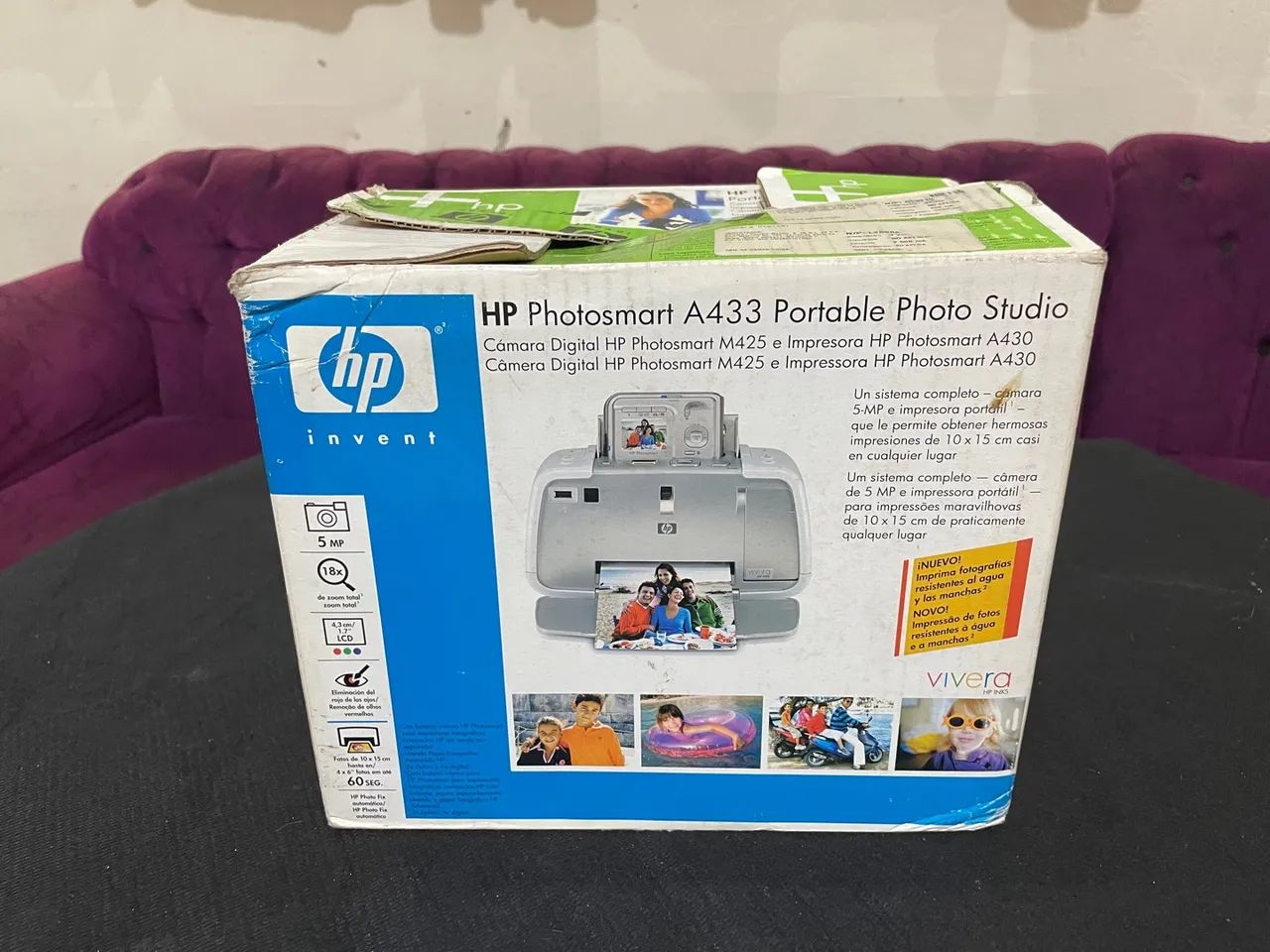 Studio Photo Portatil HP Photosmart A433  - Foto 3