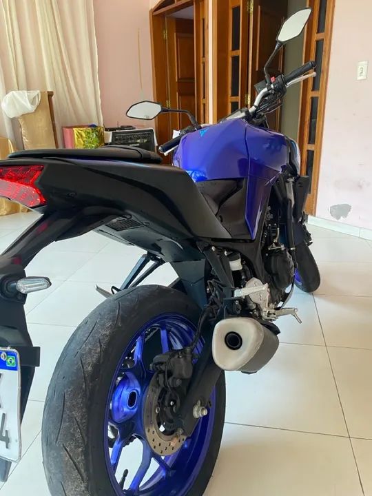 Yamaha MT-03 2023 - Azul - Impecável - Foto 6