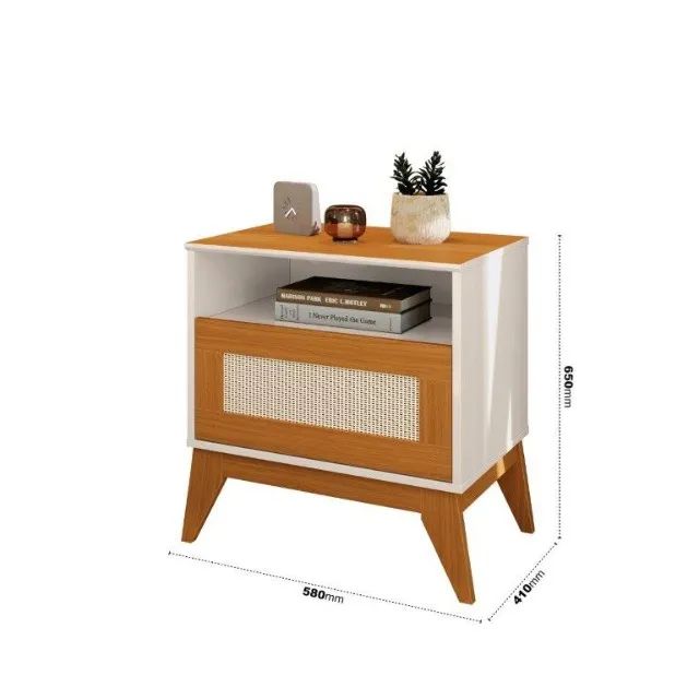 Mesa de Cabeceira CY Modelo Retrô ! Frete e Montagem Grátis. - Foto 2