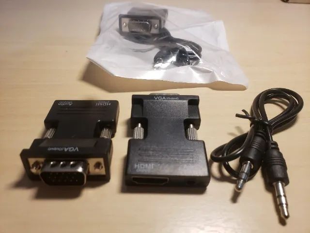 Conversor HDMI Fêmea para VGA Macho - Foto 5