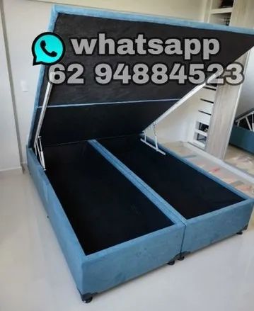 Cama Box Baú Super king/maior e mais completo da categoria