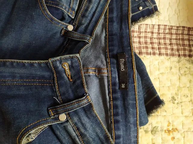 Calça jeans com pérola 38 - Foto 4