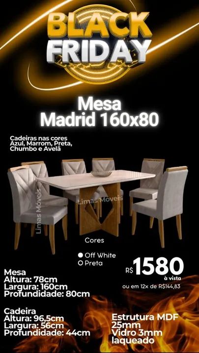 ?Mesa Madri na black friad?