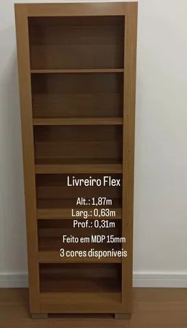 Livreiro multiuso 12x sem juros 