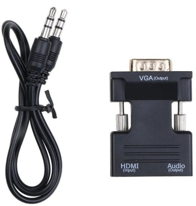 Conversor HDMI Fêmea para VGA Macho