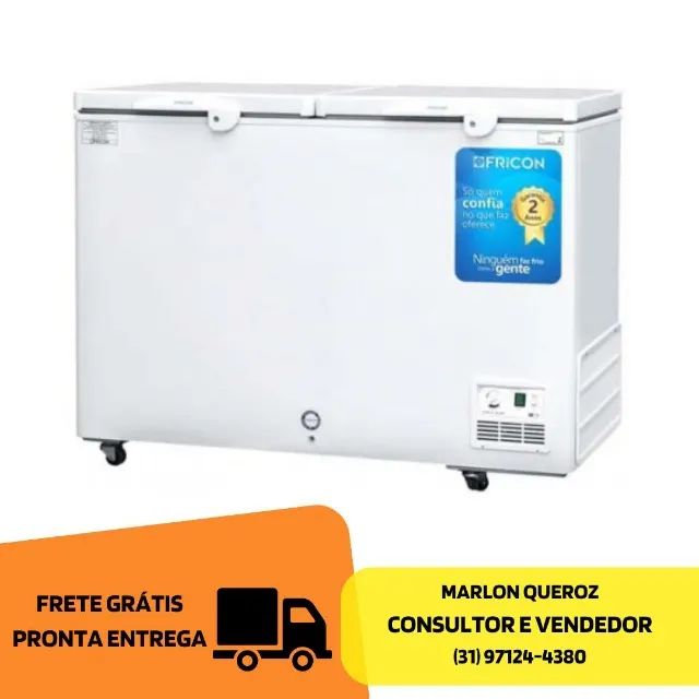 Congelador Fricon Tampa cega 411L 