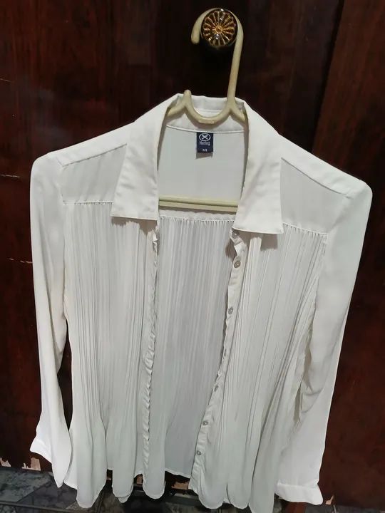 Camisa  feminina  Plissada Hering