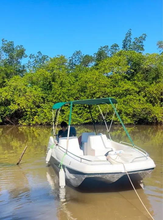 Embarcação Sport Fish - MOTOR 50HP 2t  Power-Trim - Foto 9