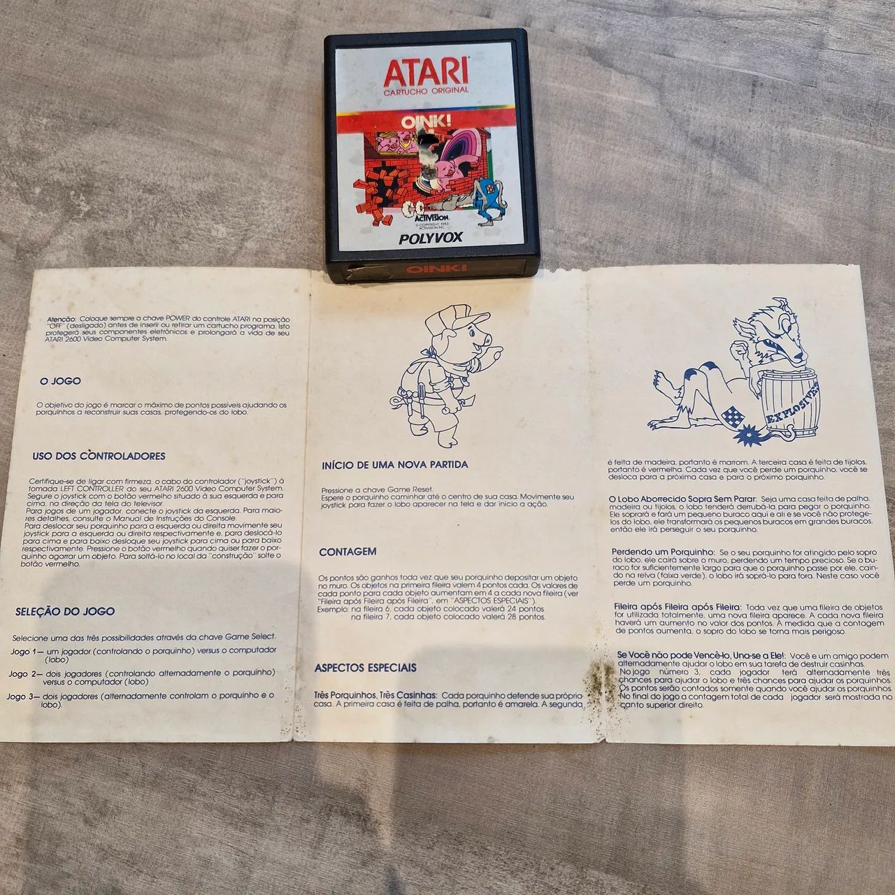 Oink com encarte para Atari - Foto 2