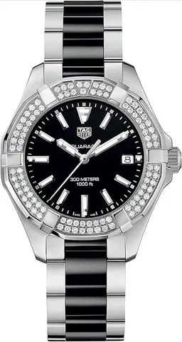 Rel gio Feminino Tag Heuer Aquaracer Quartz Diamantes 35 Mm