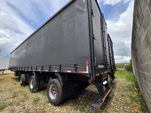 carreta baú sider vanderléia 3 eixos facchini 14.92mx2.80m ano 2010 sem pneus