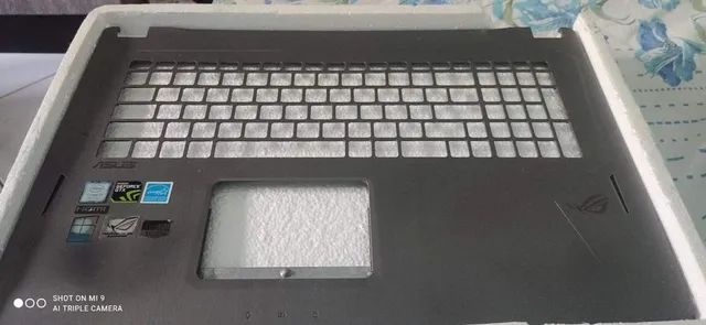 Carcaça Teclado Notebook Asus Gl702
