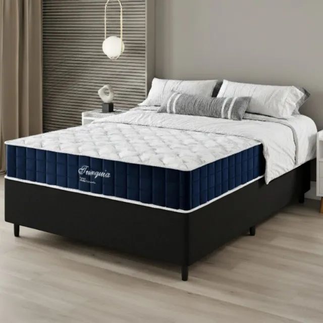 Colchão Casal Turquia D28 + Base Box Simples  - Pronta Entrega! - Foto 2