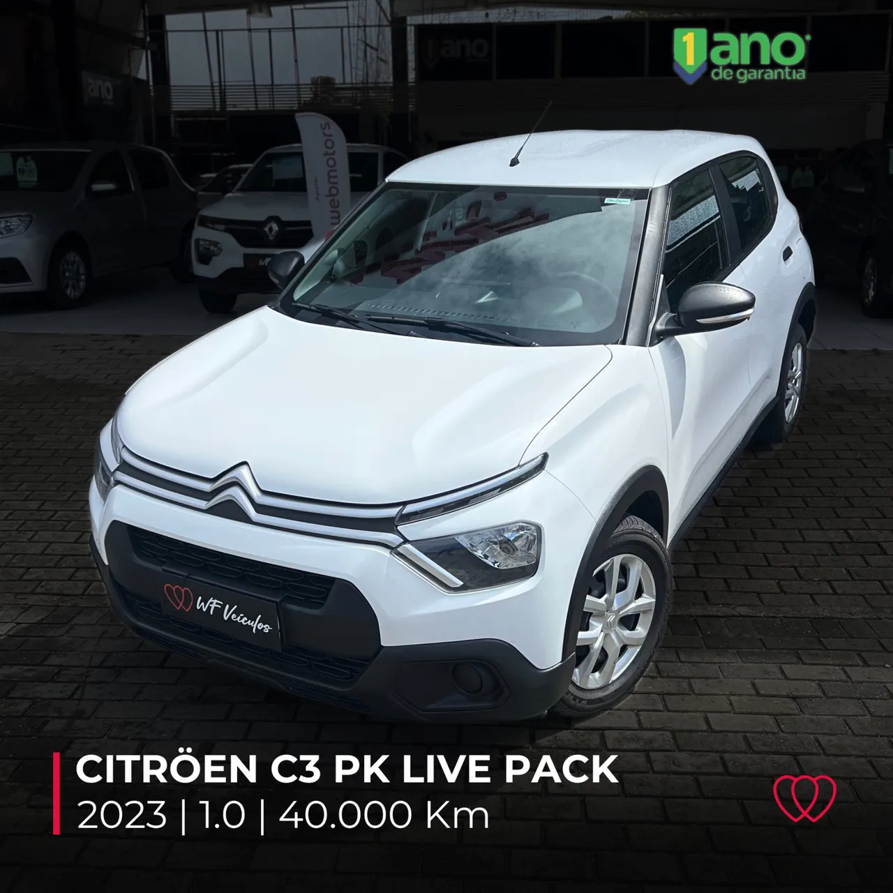 CITROEN C3 Live Pack 1.0 Flex 6V 5p Mec.