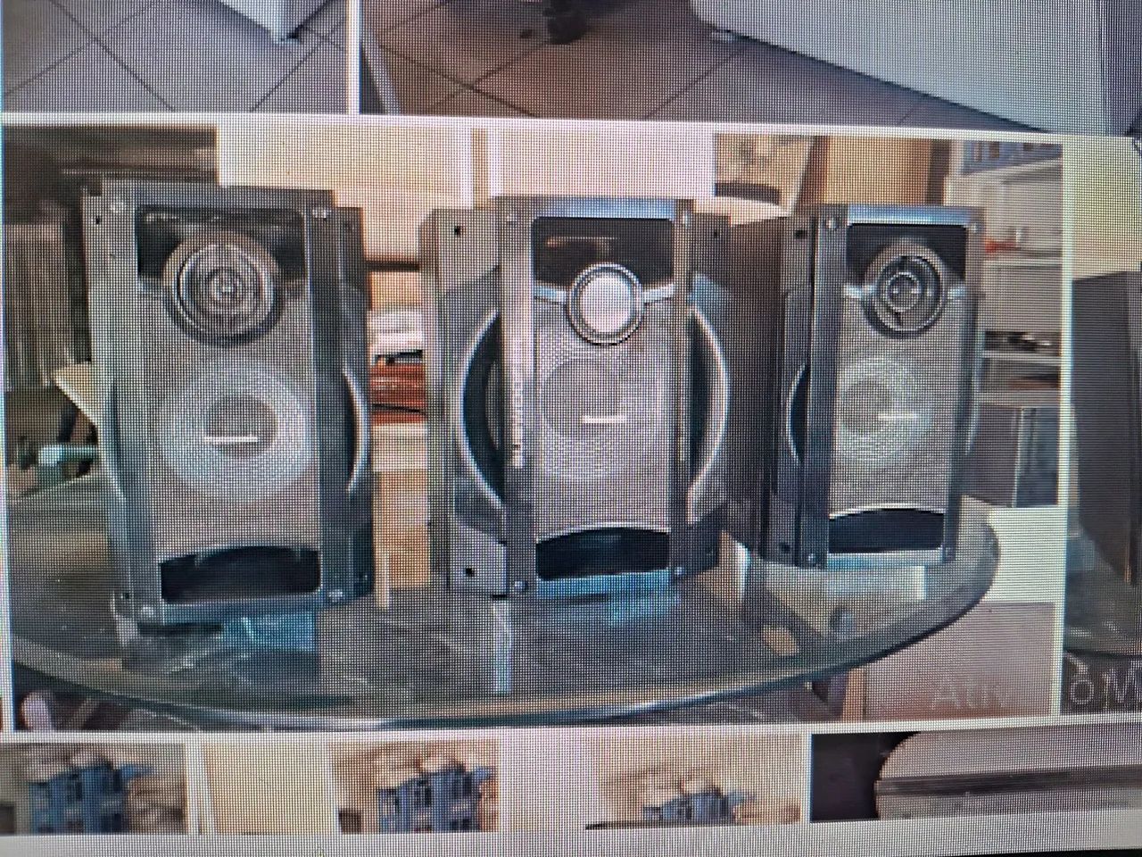 VENDO TRIO CAIXAS ACÚSTICAS PANASONIC 