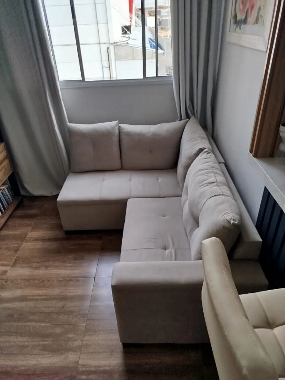 Sofá de Canto 1,20x1,80 Ideal para AP - Foto 3