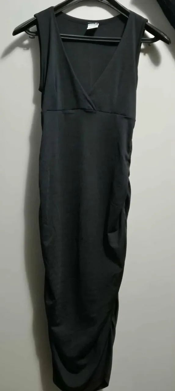 Vesido mide Drapeado (Zune jeans) M