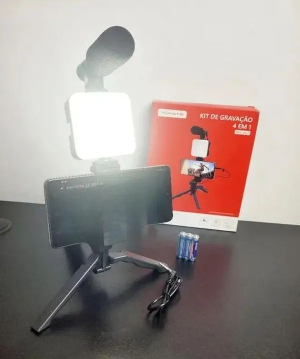 Kit de Gravação para Celular 4 em 1 - Novo - Foto 5