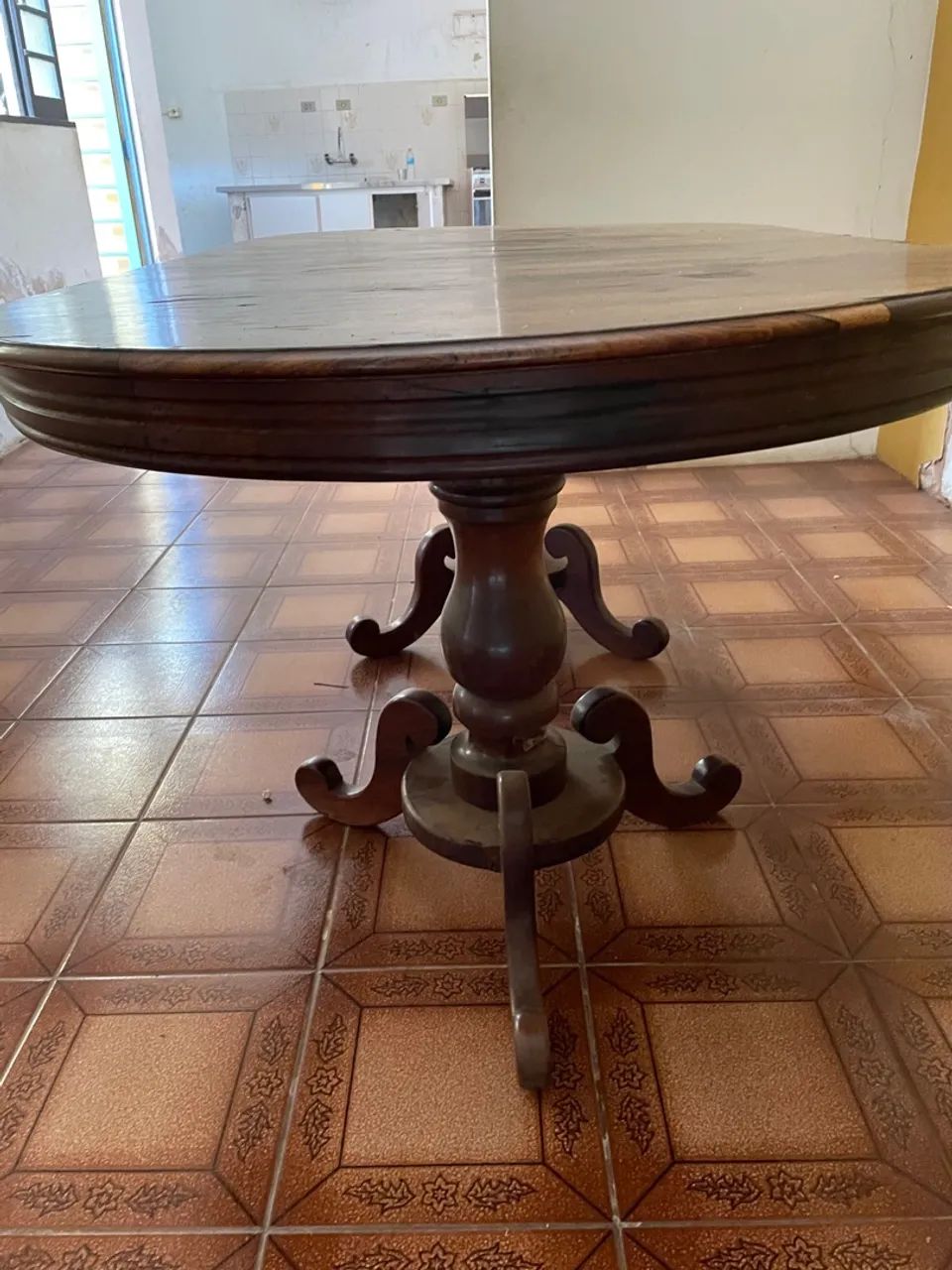 Mesa de Jantar em jacarandá c/ 06 cadeiras em vime  - Foto 2