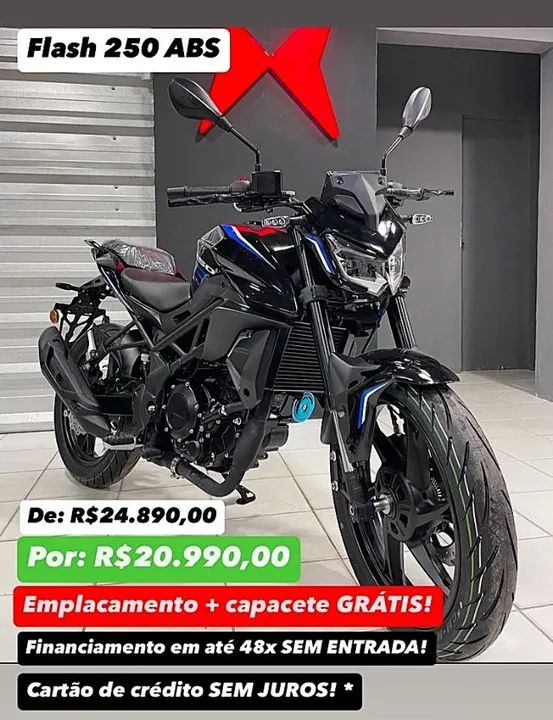 Nova Flash 250F - A 250cc Com mais Qualidade e Custo Benefício do Mercado - Foto 8
