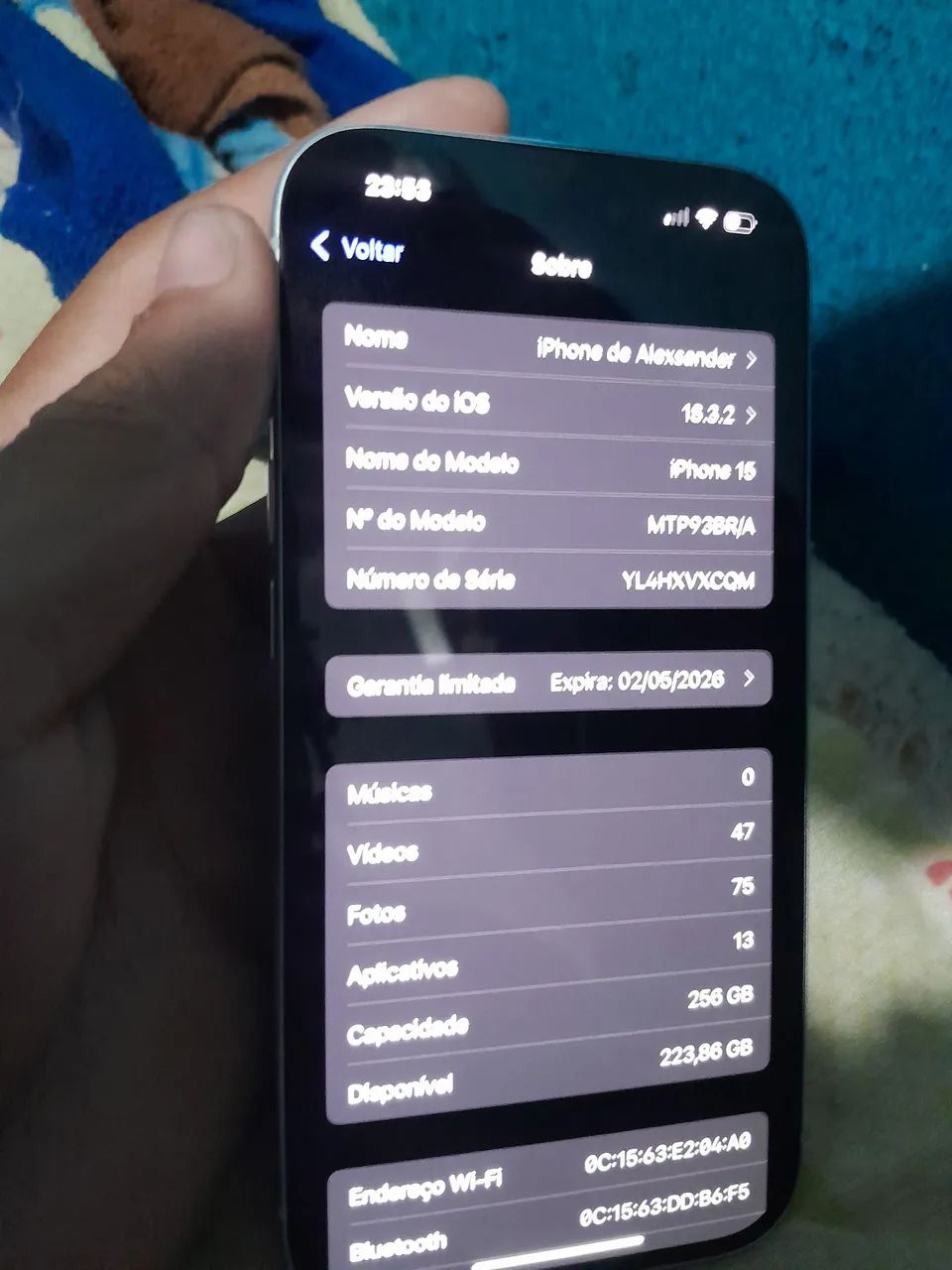 IPhone 15 256gb zero tem caixa e nota fiscal  - Foto 3