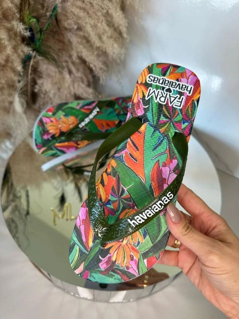 Havaianas Farm Colorida - Tamanho 37/38 - Foto 2