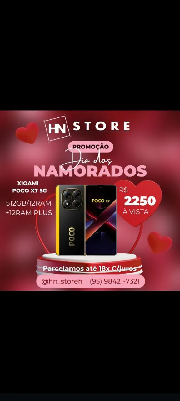 Vende-se poço X7 aparelho novo apenas um mês de uso