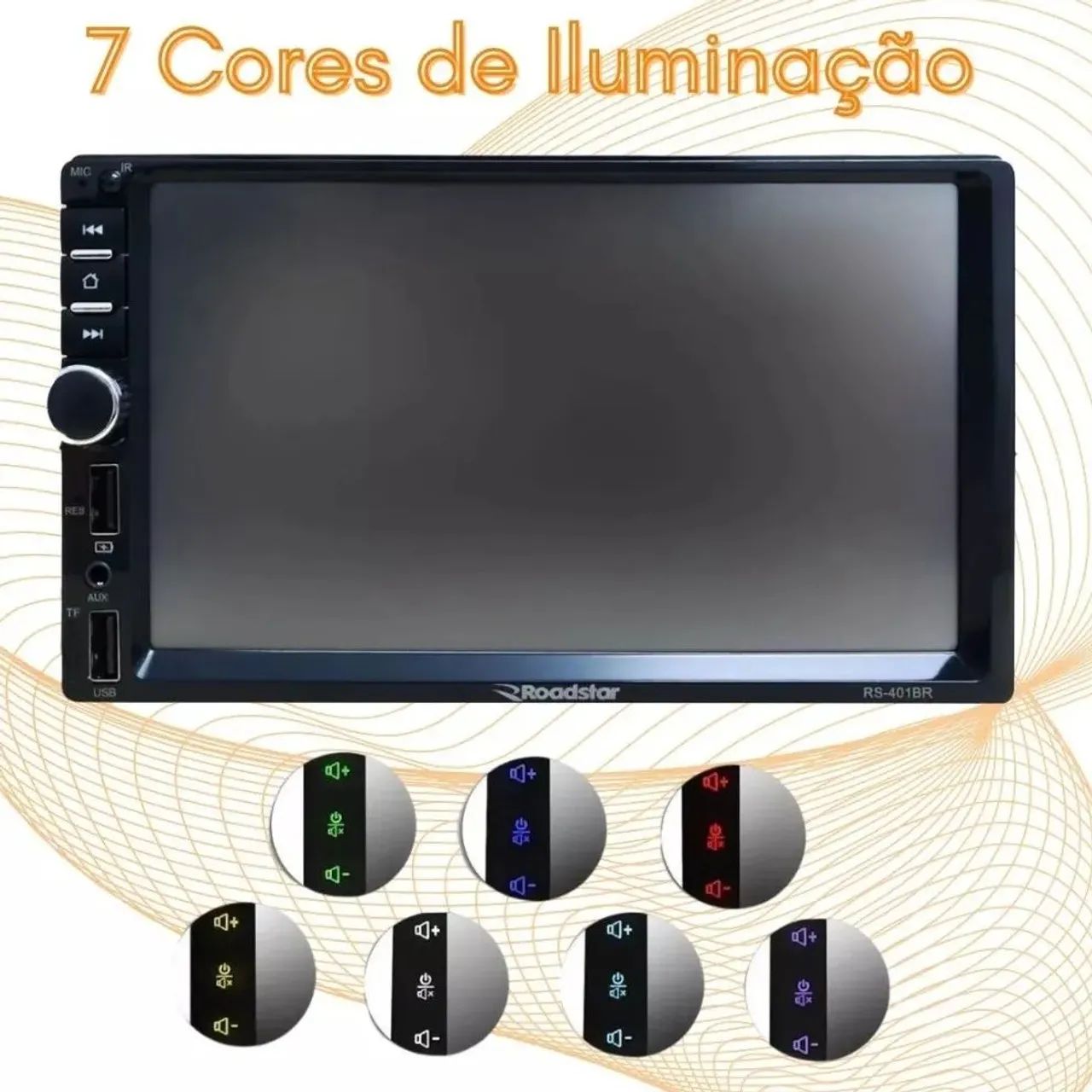 RS404BR Multimídia 7 Polegadas Roadstar 