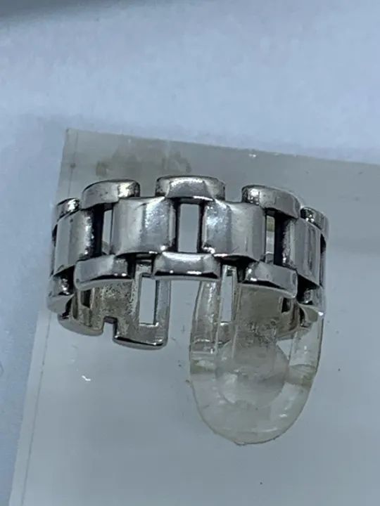 Anel de prata 925 regulável  - Foto 2