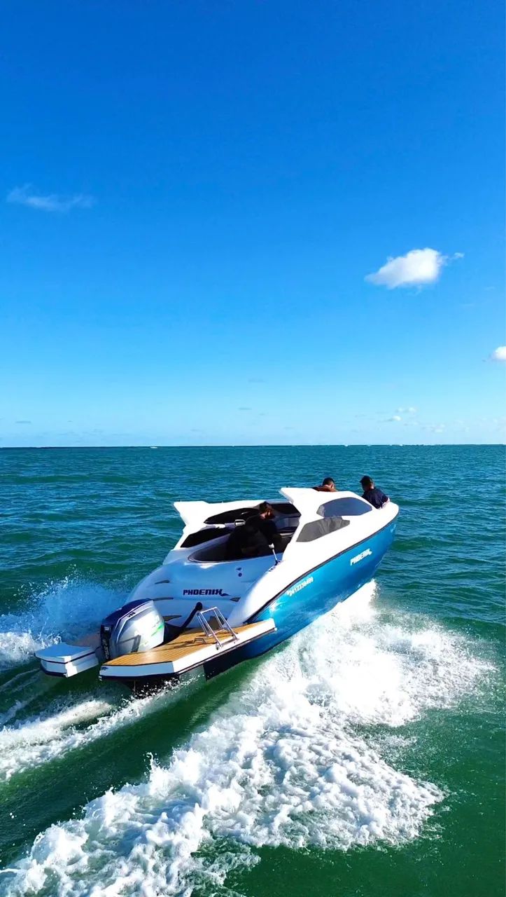 Vendo Lancha Phoenix 240 + Hidea 130 hp 4t 2024 37h  - Foto 9