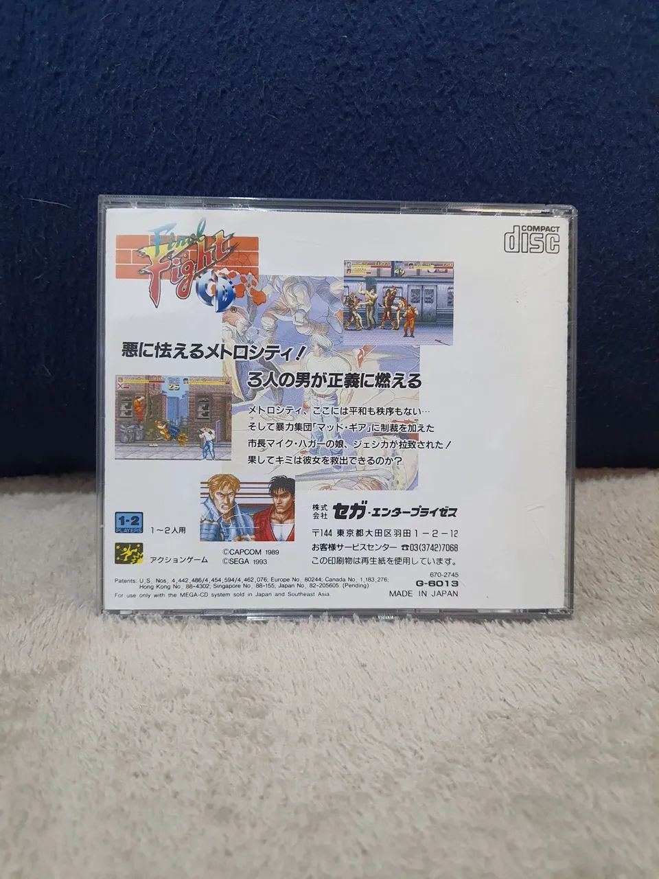 Final Fight   Sega CD  Mega Drive  CD - Foto 4