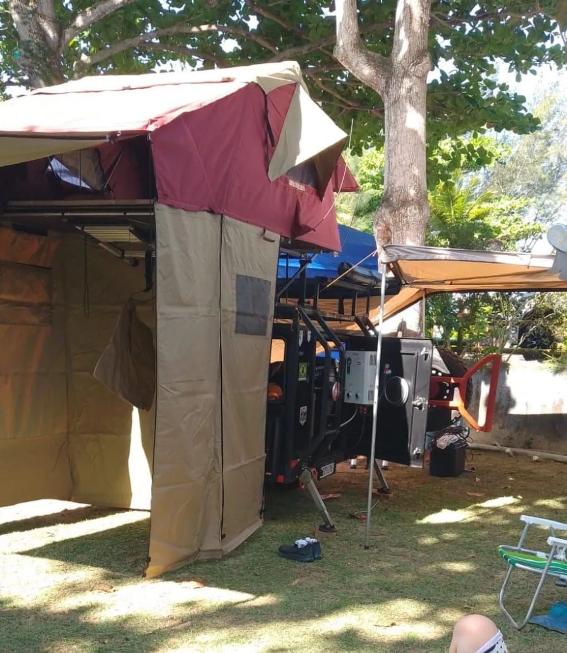 Trailer Barraca para Camping Completo