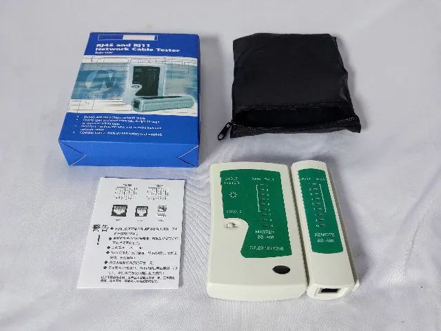 Testador de Cabo de Rede RJ-45 e RJ-11