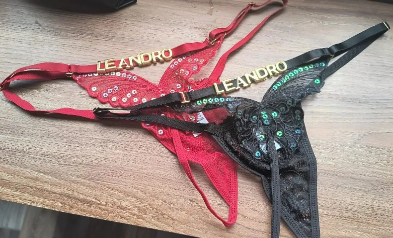Calcinha Personalizada com Nome ou Frase