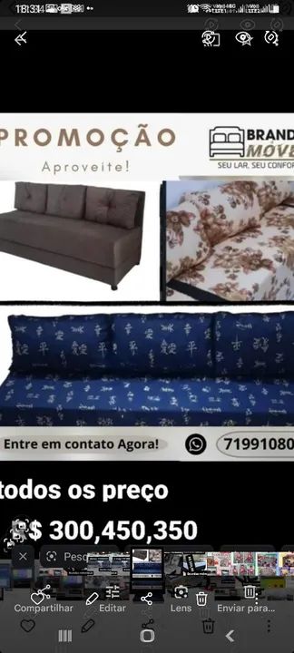Painel Valencia Avelan . Cama casal grande 1.38 largura vendo R$ 430,00  - Foto 4