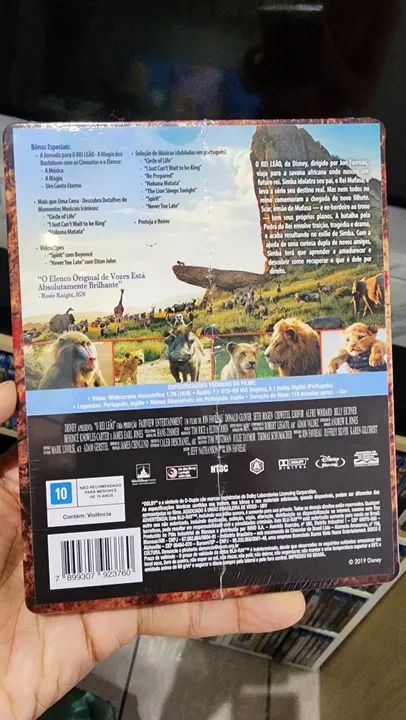 Blu-ray Steelbook O Rei Leão Lacrado - Foto 2
