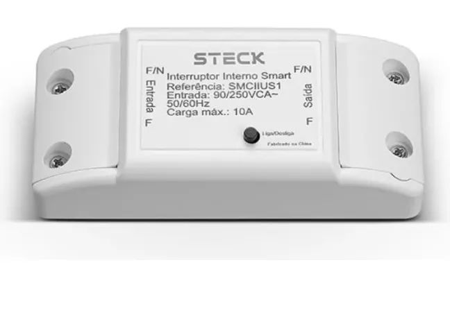 Módulo de Interruptor Interno Steck Ambiente Conectado WIFI