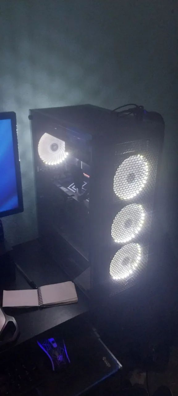 Kit com 5 Ventoinhas de 120mm para pc mymax 65cfm led - Foto 4