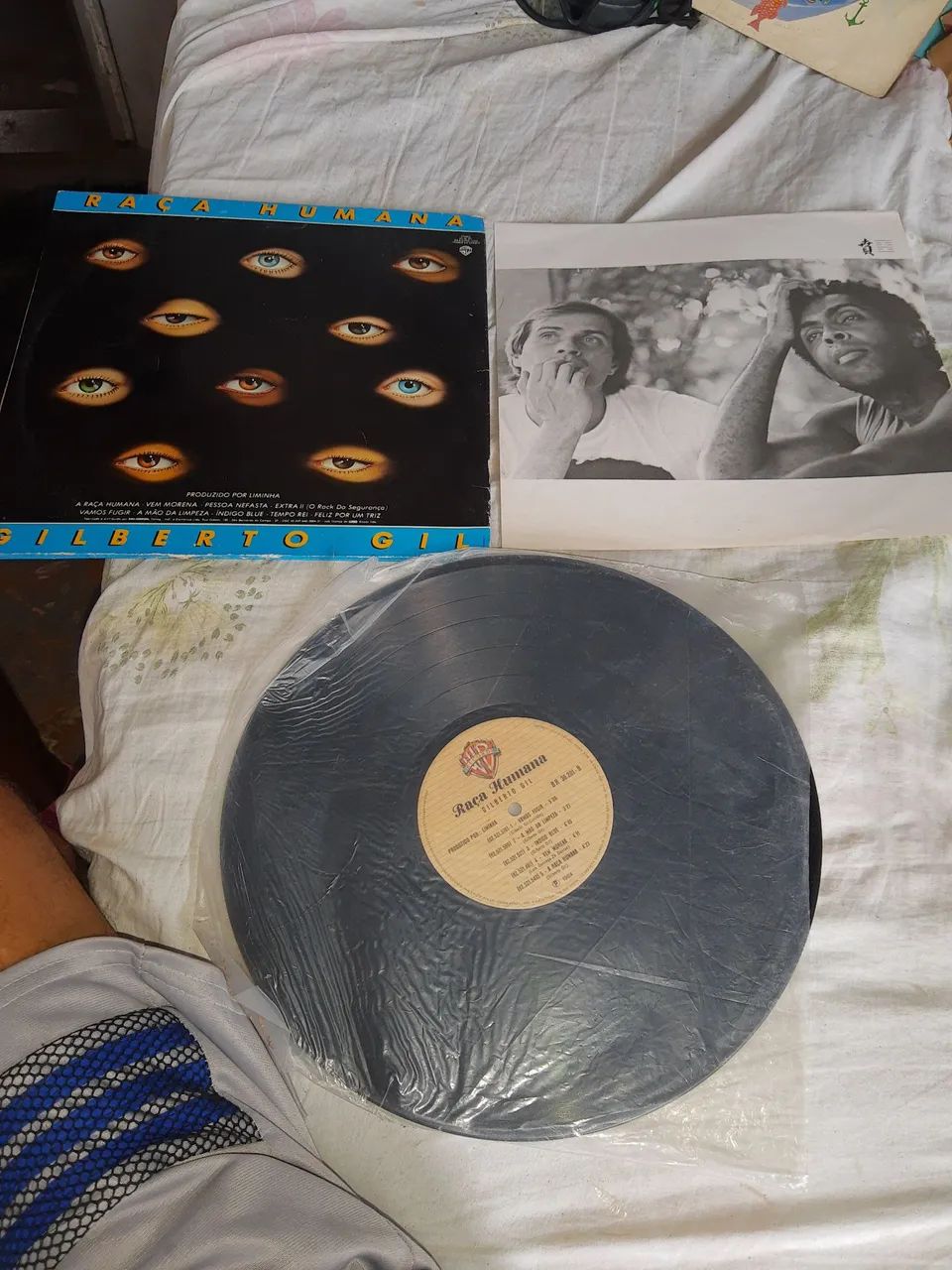 Disco de Vinil Gilberto Gil - Raça Humana - Foto 2