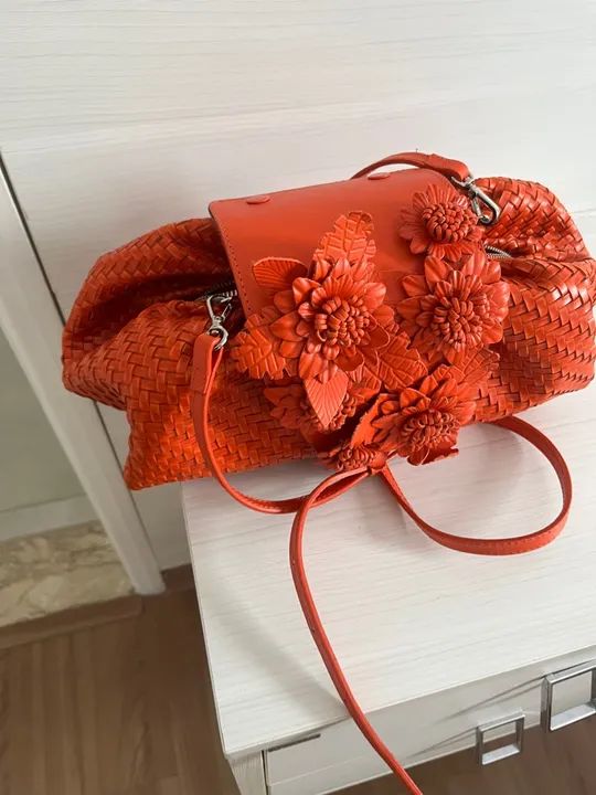 Bolsa em Couro Trançado - Foto 3