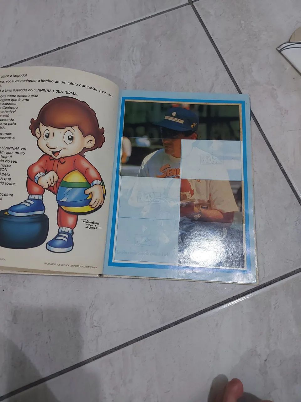 Livro Ilustrado Senninha e Sua Turma Ótimo estado  - Foto 2