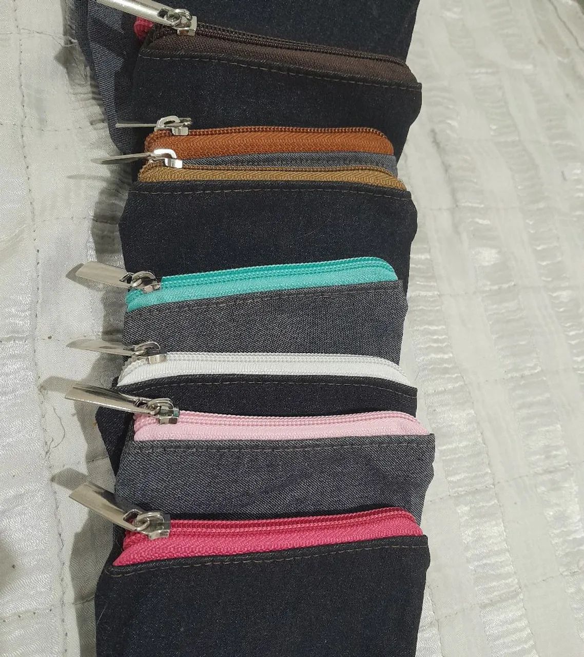 Kit revenda 20 moedeiros jeans