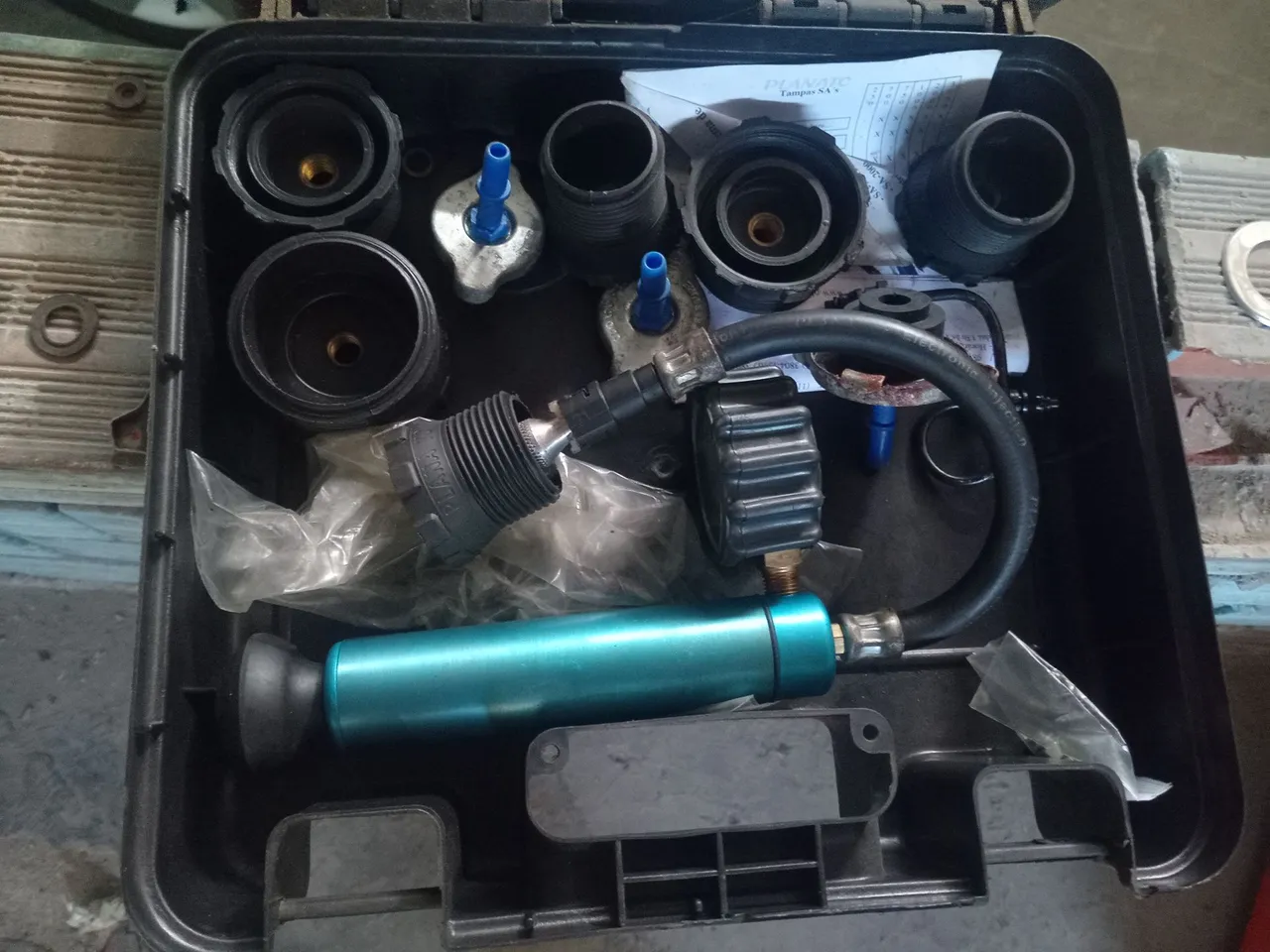 Kit Teste de Radiador Automotivo - Completo