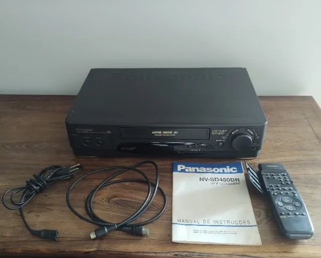 Videocassete Panasonic/ Super Drive AI-  Modelo NV-SD450 com DEFEITO 