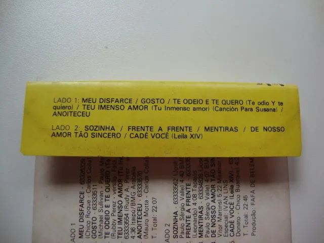 Fita K-7 Fafá de Belém - Sozinha . - Foto 2