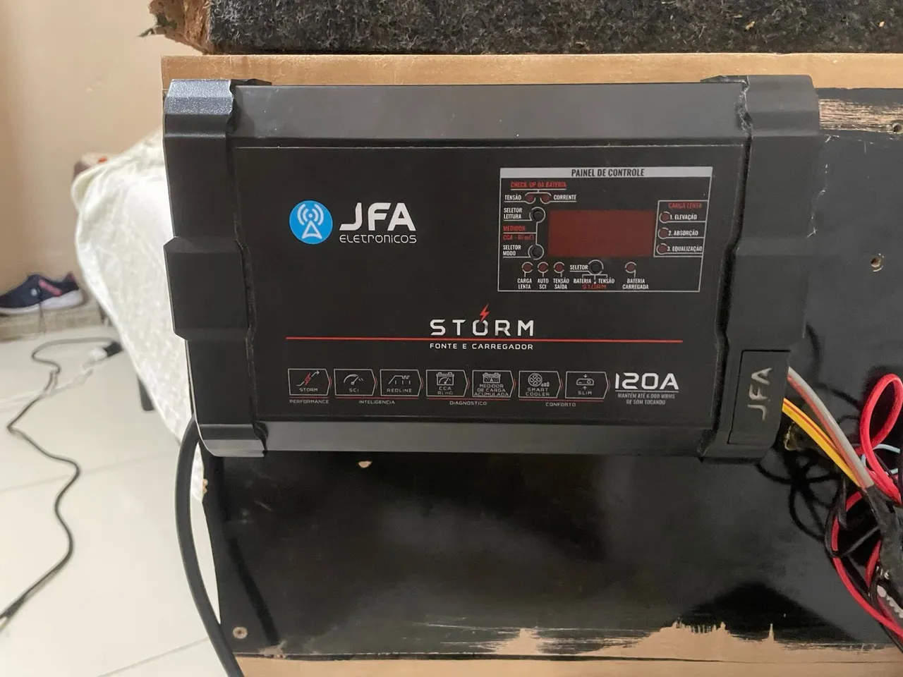 Fonte e Carregador JFA Storm 120A