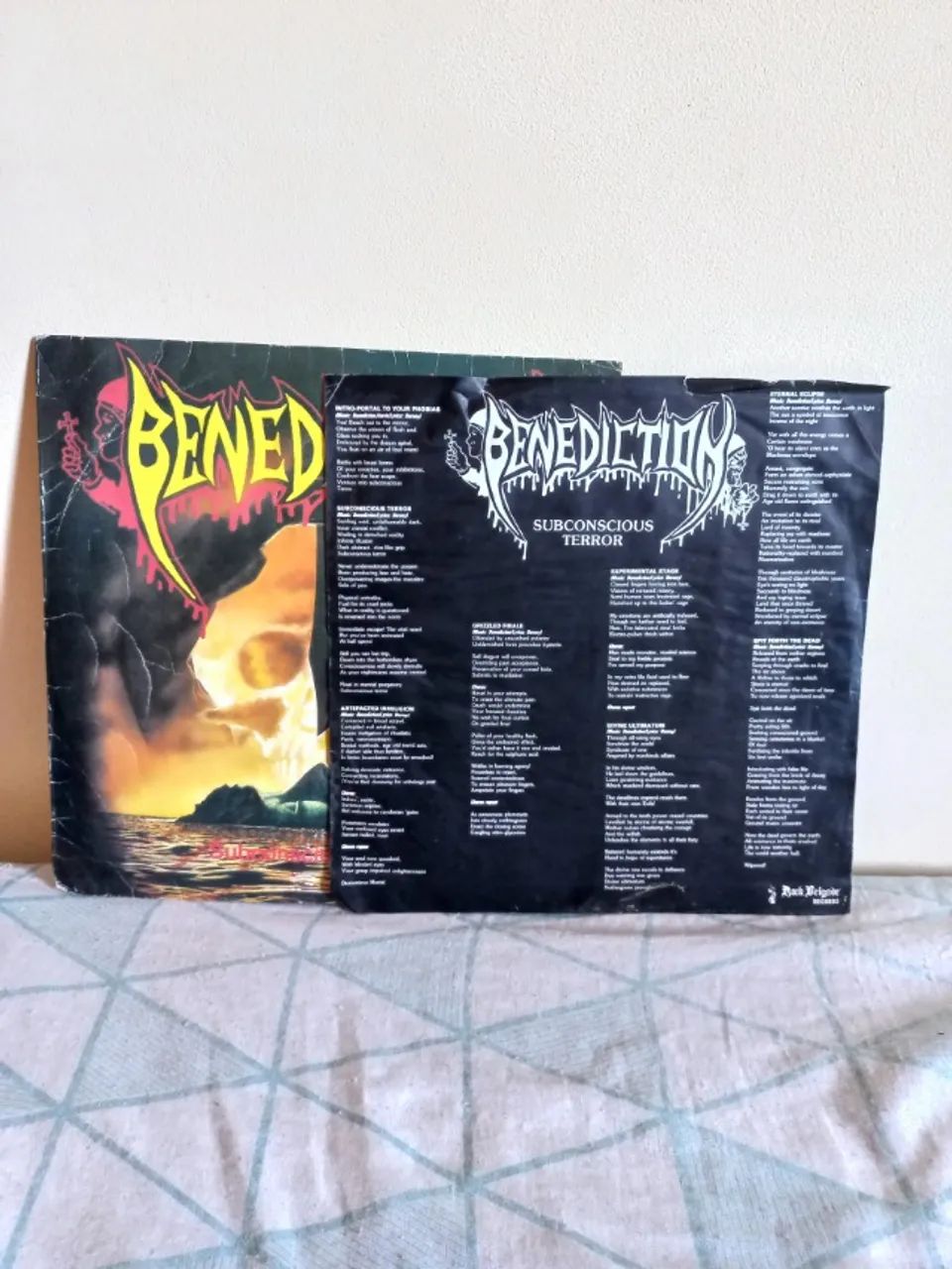 LP Benediction Subconscious Terror de 1992 - Foto 3