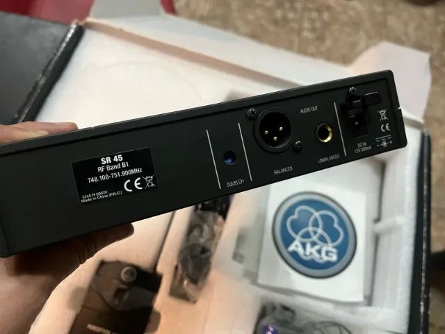 Microfone Lapela AKG sem fio - Foto 4